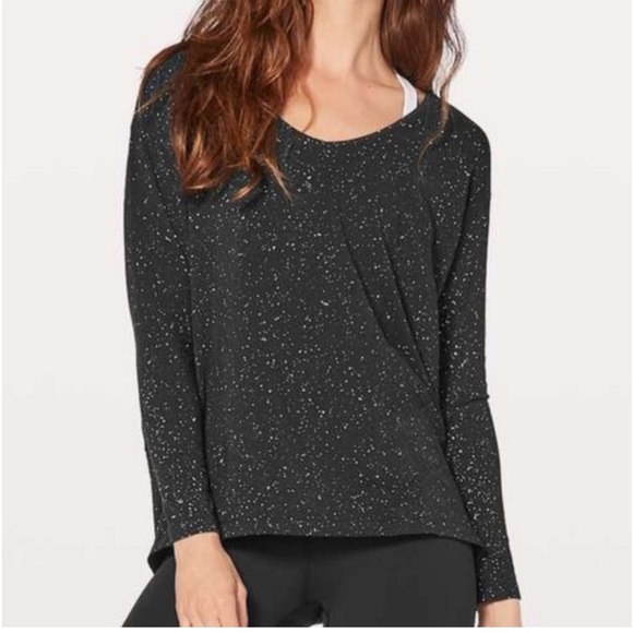 Lululemon Back In Action Long Sleeve Shirt Size 8 - Picture 2 of 6